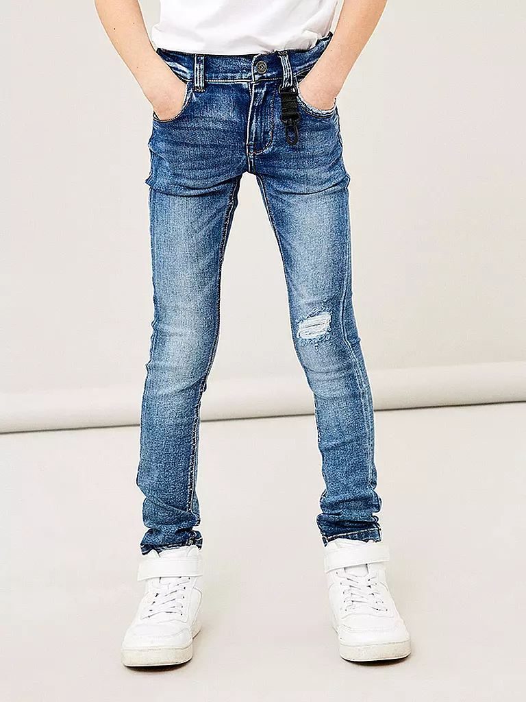 NAME IT | Jungen Jeans Skinny Fit NKMPETE | blau