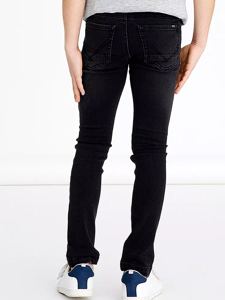NAME IT | Jungen Jeans Skinny Fit NKMPETE | schwarz