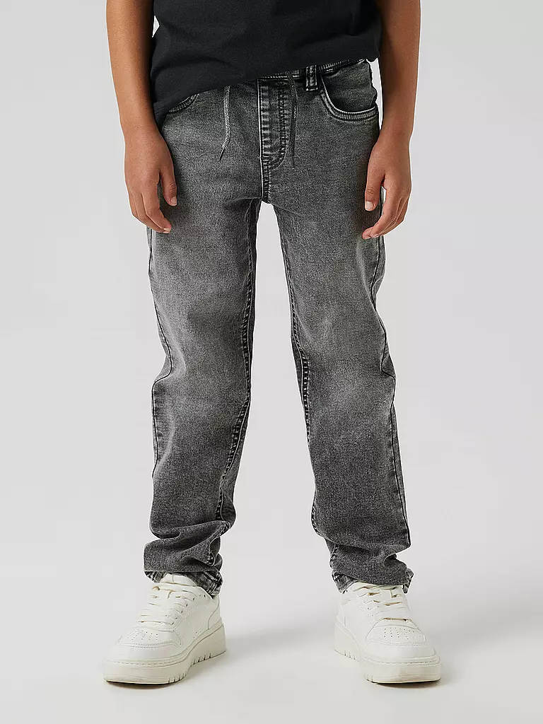 NAME IT | Jungen Jeans Slim Fit NKMROBIN DNMTHAYERS | grau