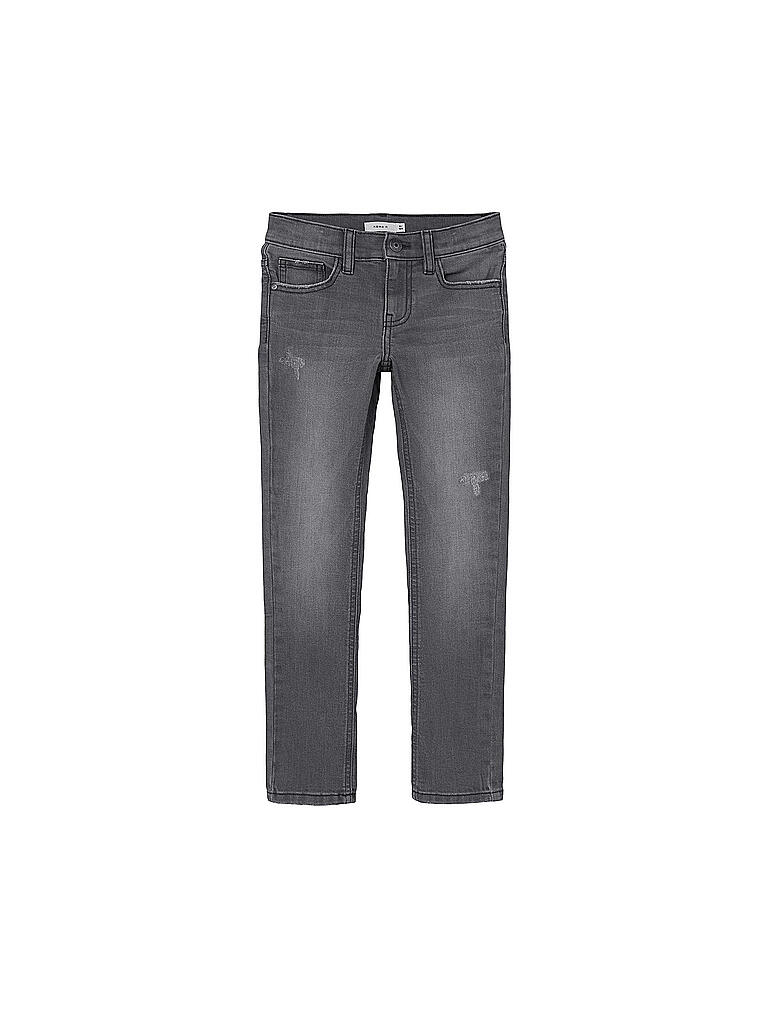Name It NKMSILAS XSLIM JEANS Preto - Entrega Gratuita | ! - Textil Calças De Ganga Slim Crianca 21,60