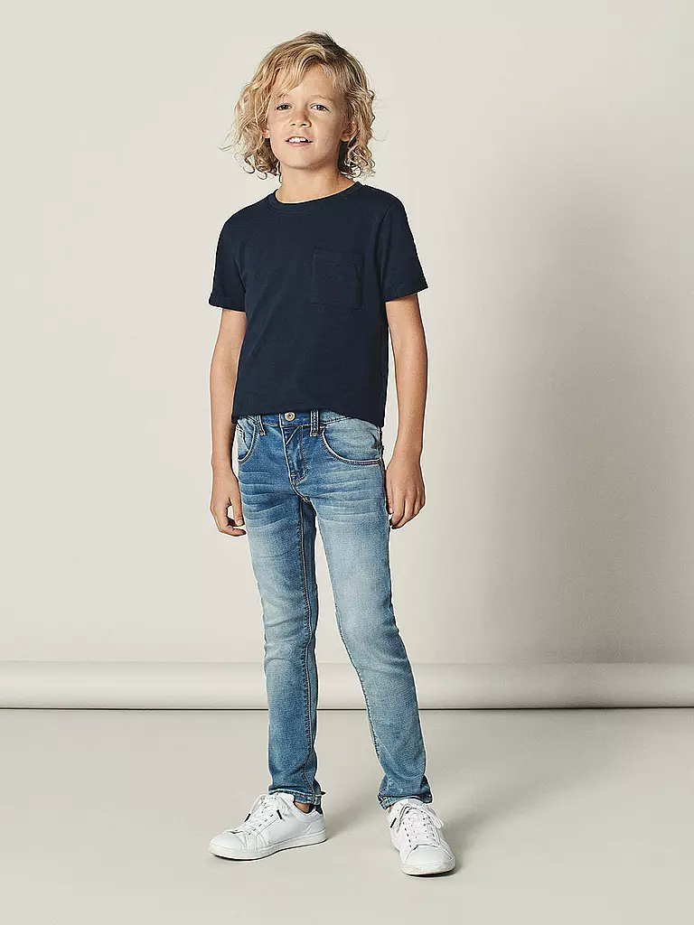 NAME IT | Jungen Jeans Slim Fit NKMTHEO  | hellblau