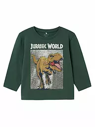 NAME IT | Jungen Langarmshirt  | dunkelgrün