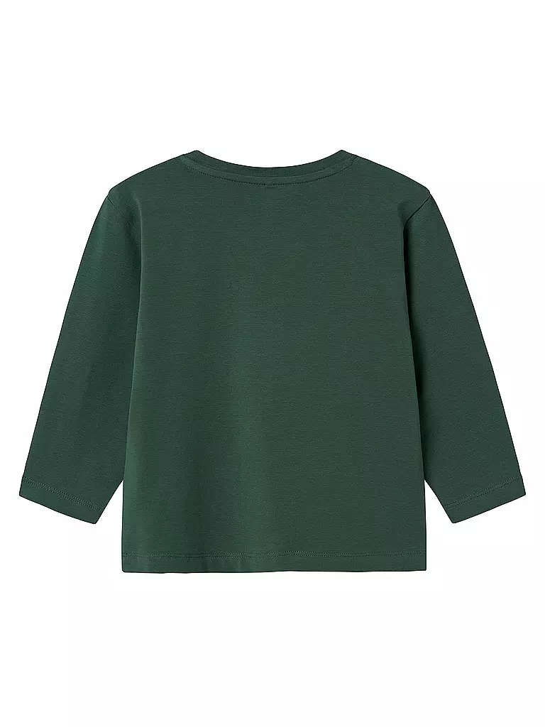 NAME IT | Jungen Langarmshirt  | dunkelgrün