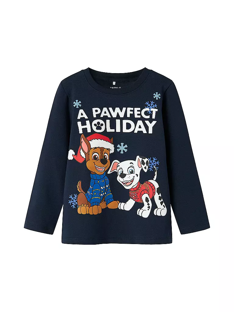 NAME IT | Jungen Langarmshirt NMMSTELLAN | dunkelblau