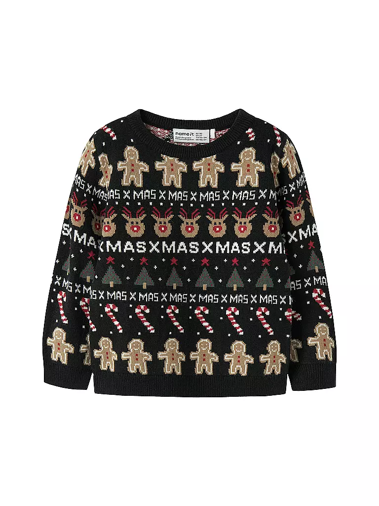 NAME IT | Jungen Pullover NMMRASKO  | schwarz