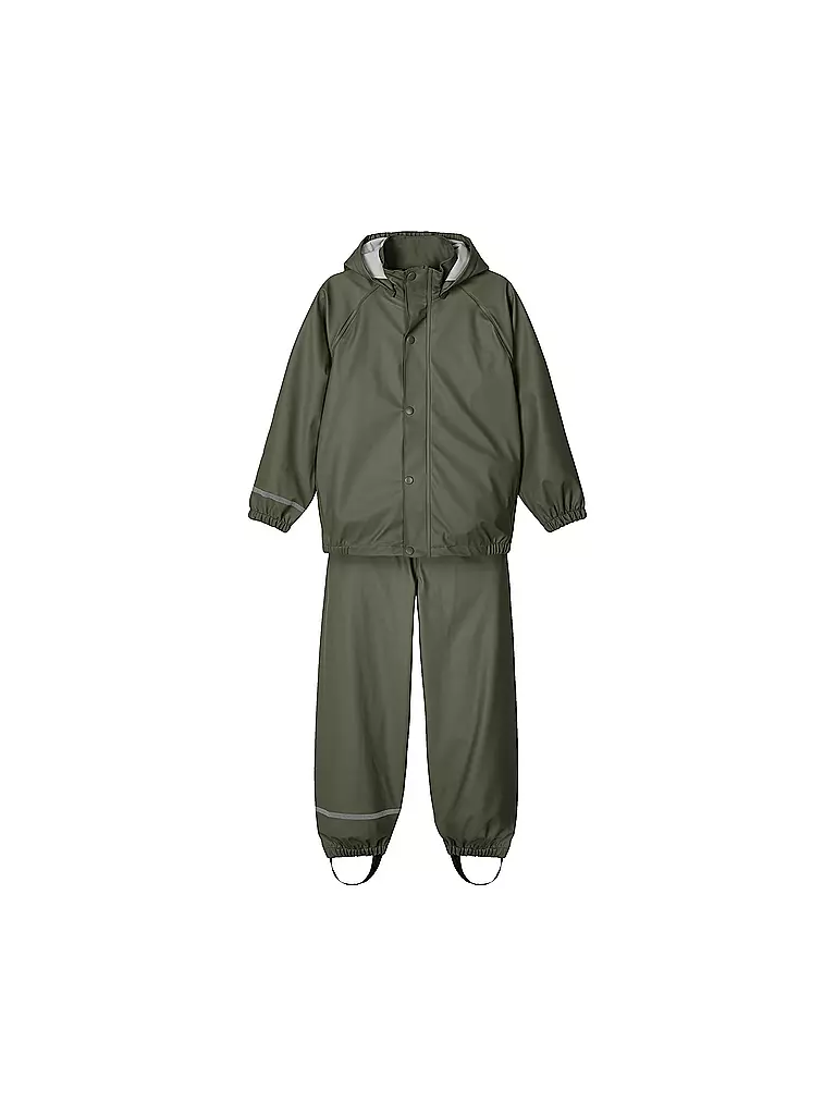 NAME IT | Jungen Regenanzug Set  | olive