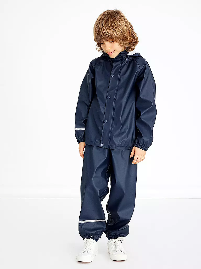 NAME IT | Jungen Regenanzug Set  | blau