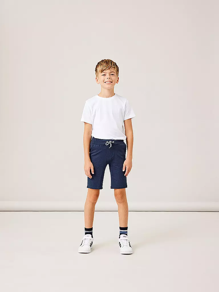 NAME IT | Jungen Sweatbermuda NKMHONK  | blau