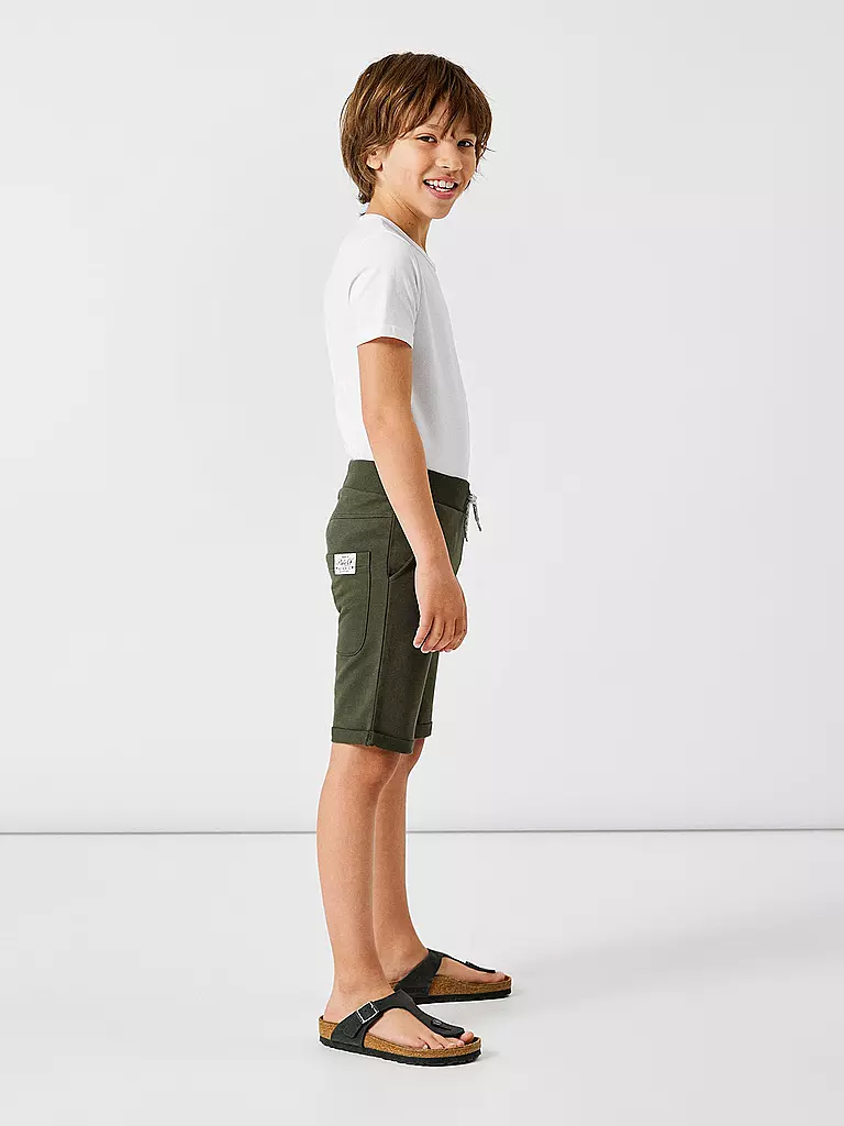 NAME IT | Jungen Sweatshorts NKMVERMO | grün