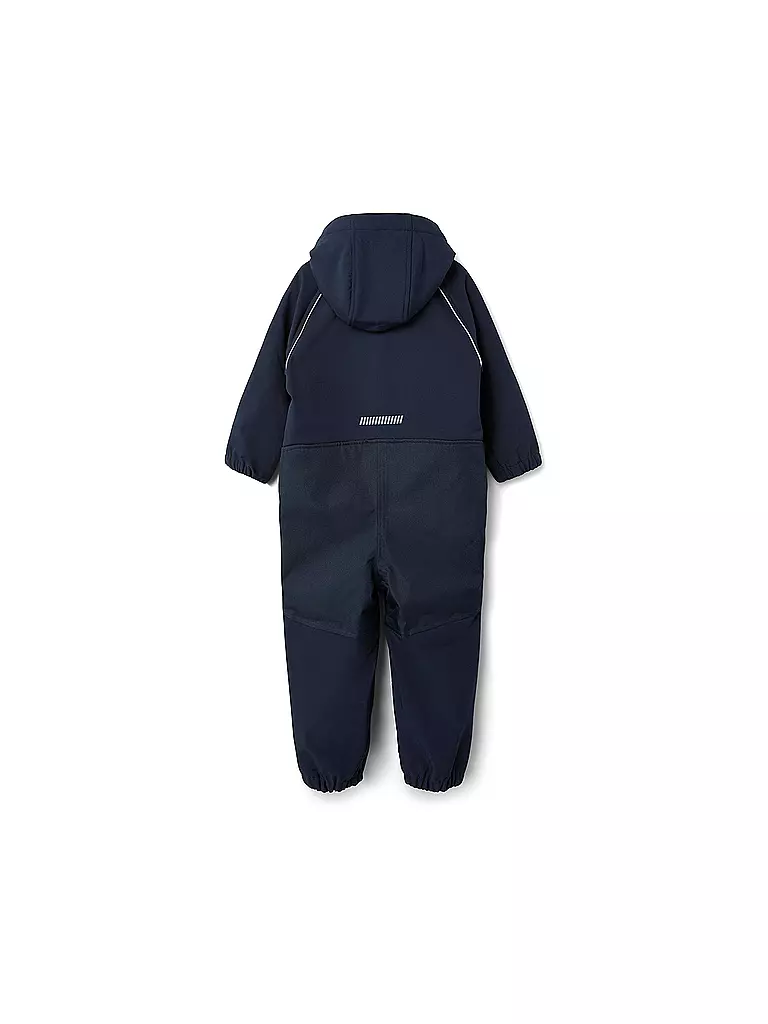 NAME IT | Kinder Softshell Regenanzug | dunkelblau