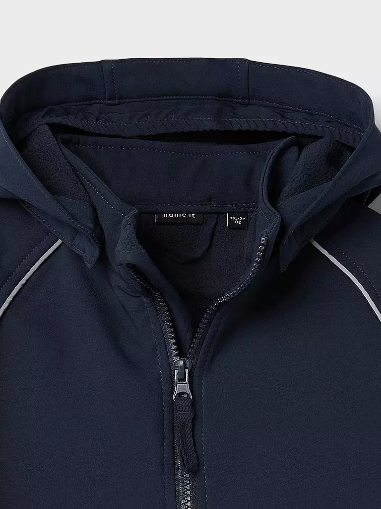 NAME IT | Kinder Softshell Regenanzug | dunkelblau