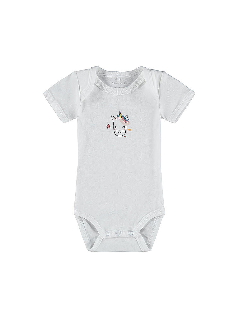 NAME IT | Mädchen Body 3er Pkg. Einhorn | rosa