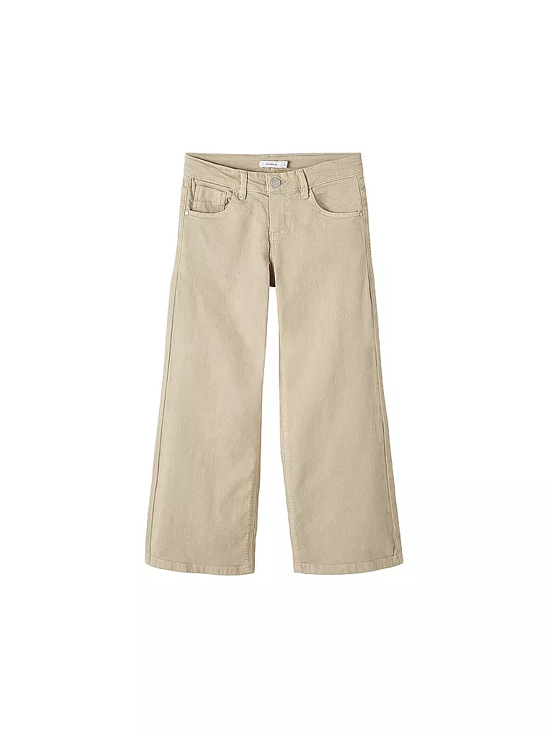 NAME IT | Mädchen Hose Wide Fit NKFROSE  | beige