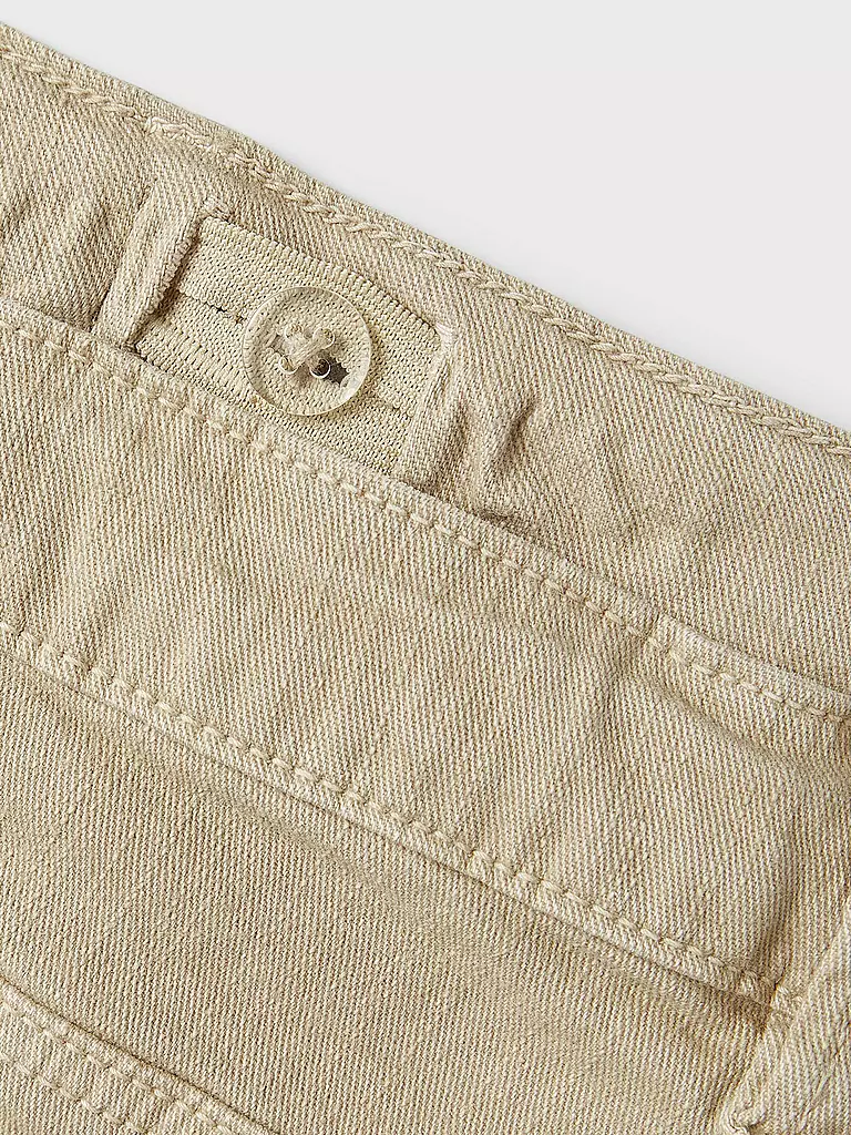 NAME IT | Mädchen Hose Wide Fit NKFROSE  | beige