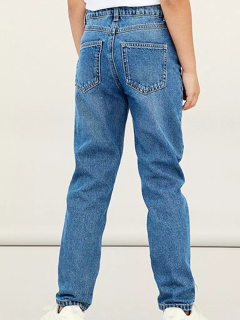 NAME IT | Mädchen Jeans Mom Fit NKFROSE  | blau