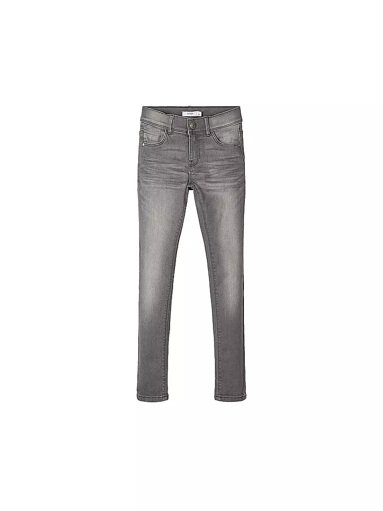 NAME IT | Mädchen Jeans Skinny Fit NKFPOLLY  | hellgrau