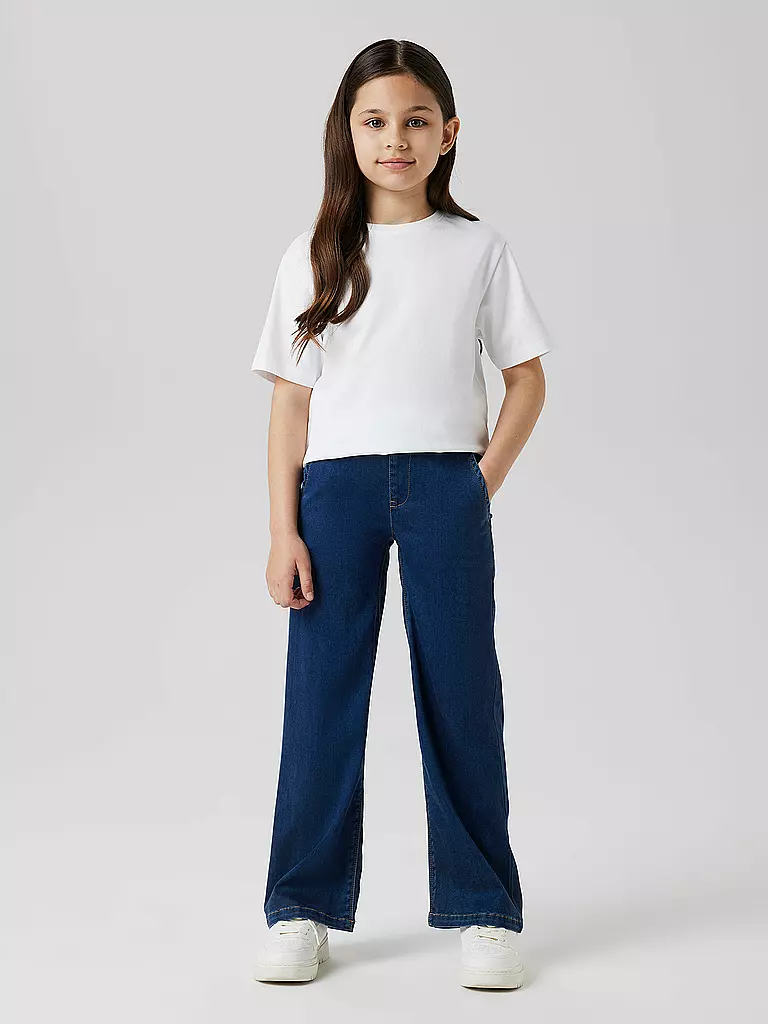 NAME IT | Mädchen Jeans Wide Fit NKFSALLI | dunkelblau