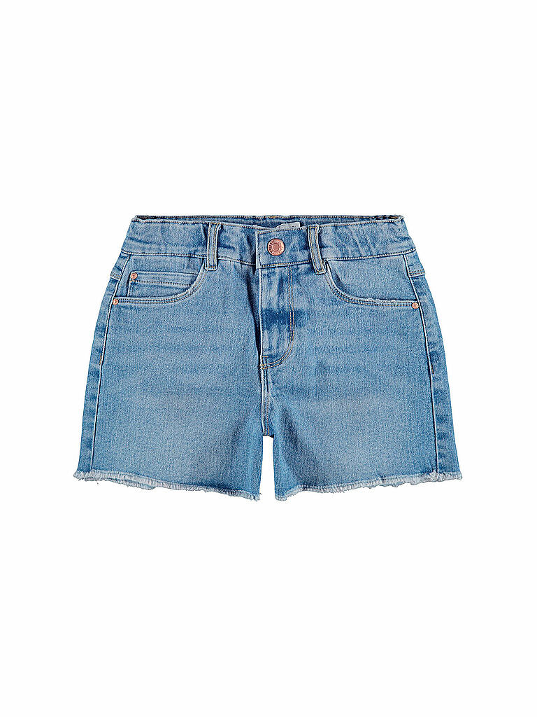 NAME IT Mädchen Shorts - Coole Jeansshorts Mit Destroyed-Look