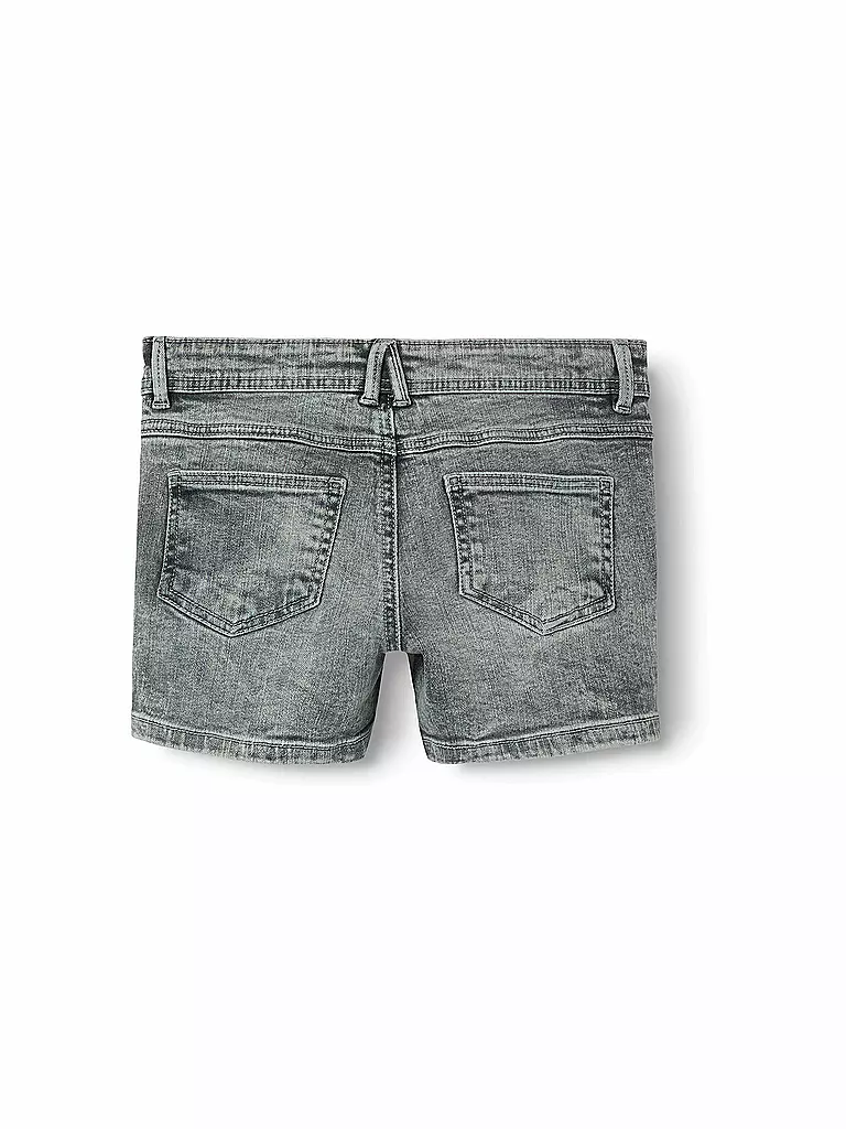NAME IT | Mädchen Shorts NKFSALLI Slim Fit | hellgrau