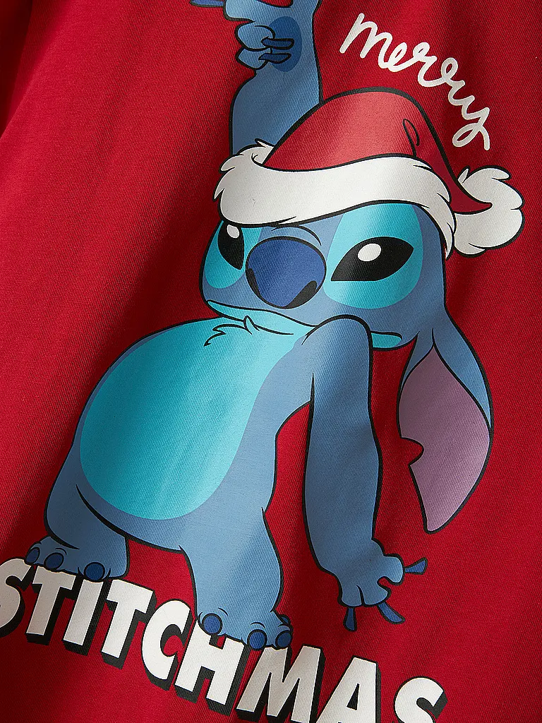 NAME IT | Mädchen T-Shirt NKFAKKA STITCH | rot