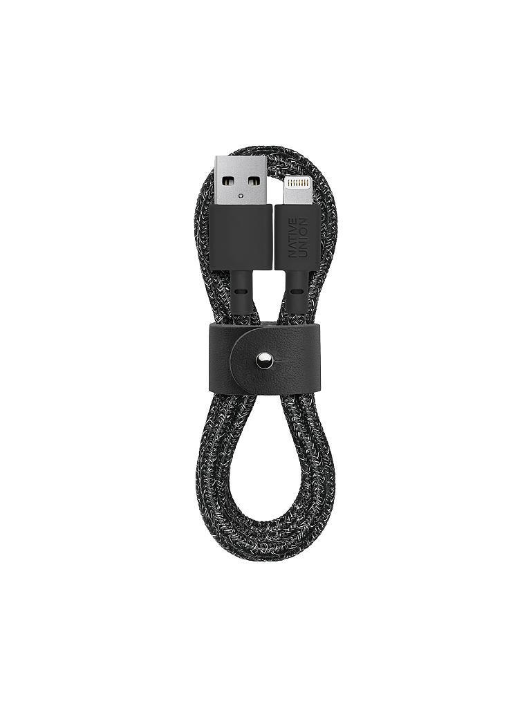 NATIVE UNION | Ladekabel - Belt Cable 120cm (Black) | schwarz