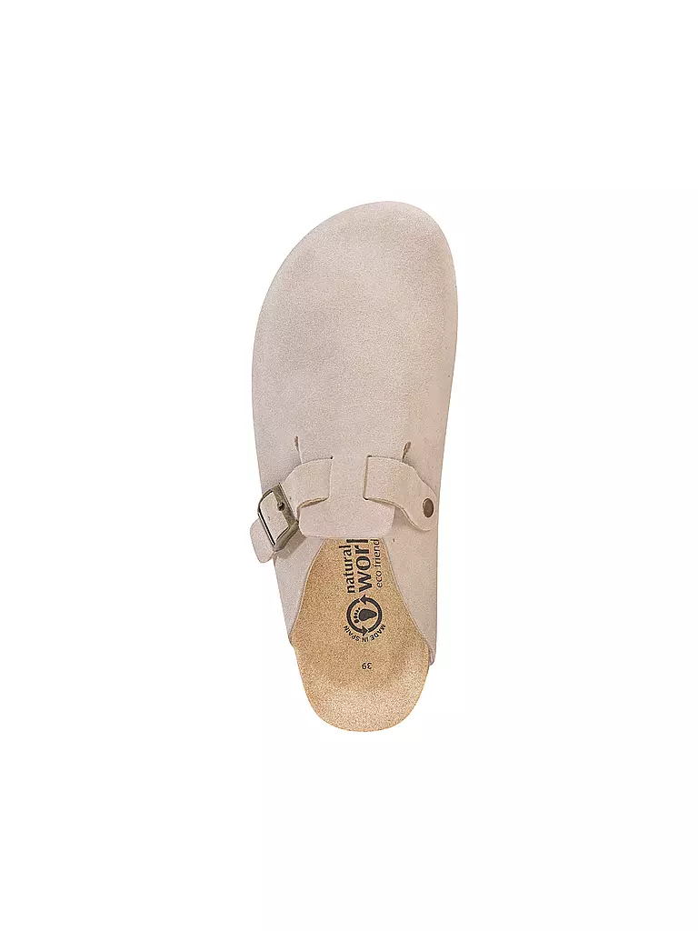 NATURAL WORLD | Pantolette HERA | camel
