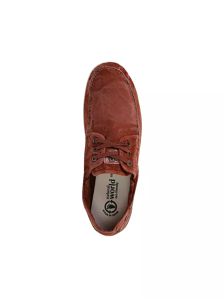 NATURAL WORLD | Schuhe - Bootsschuhe NAUTICO | rot