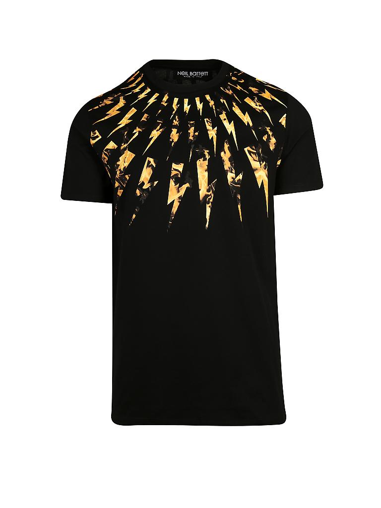 NEIL BARRETT | T-Shirt "Flame Thunderbold" | schwarz