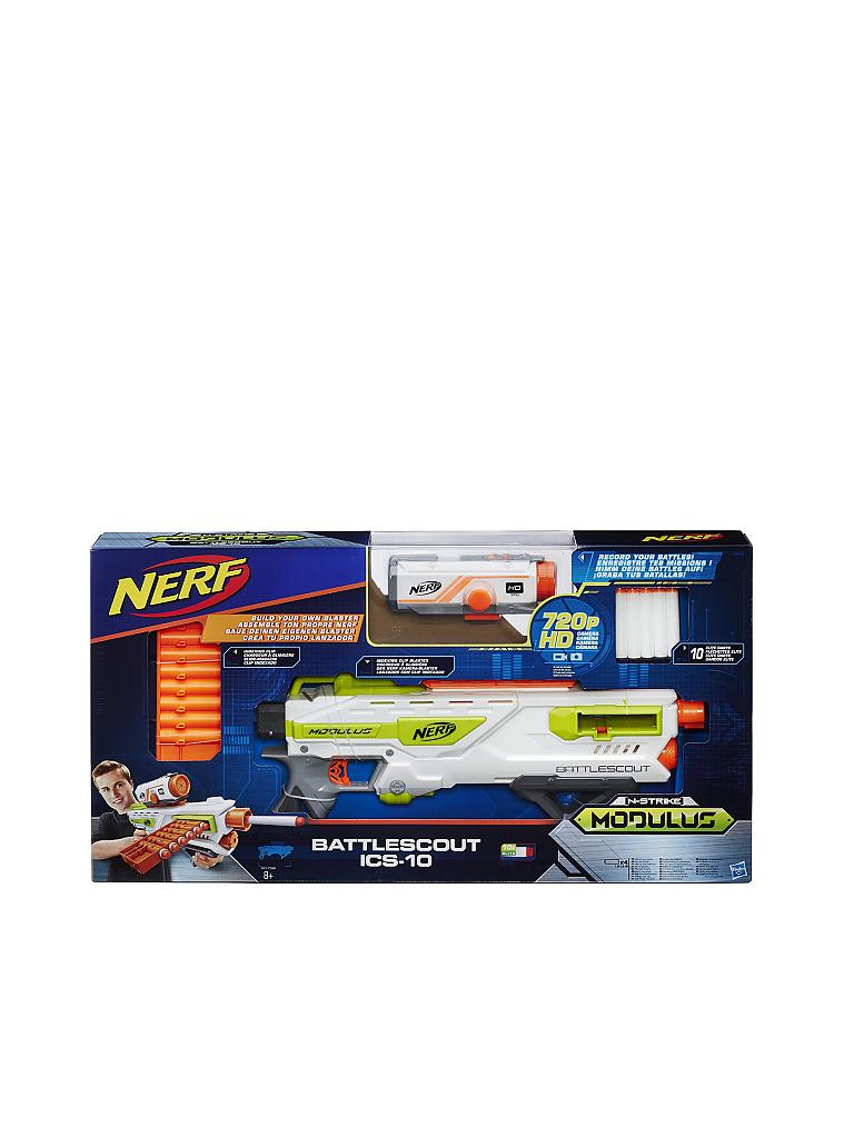 NERF | N-Strike Elite Modulus BattleScout ICS-10 Blaster | transparent