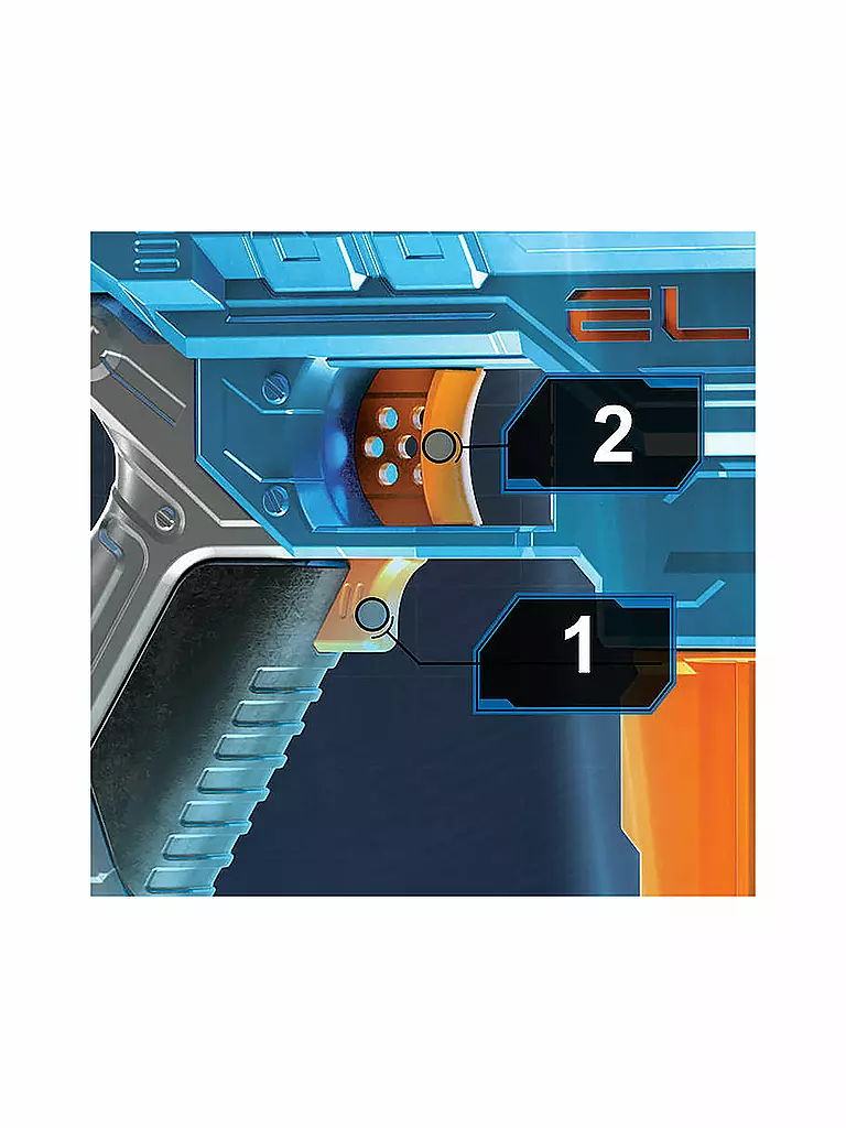 NERF | Nerf Elite 2.0 Turbine CS-18 | keine Farbe