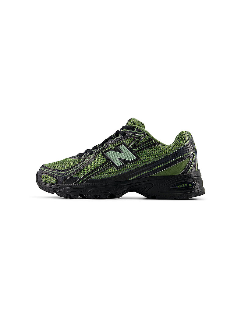 NEW BALANCE Kinder Sneaker 740 BUNGEE LACE dunkelgrün | 35 1/2