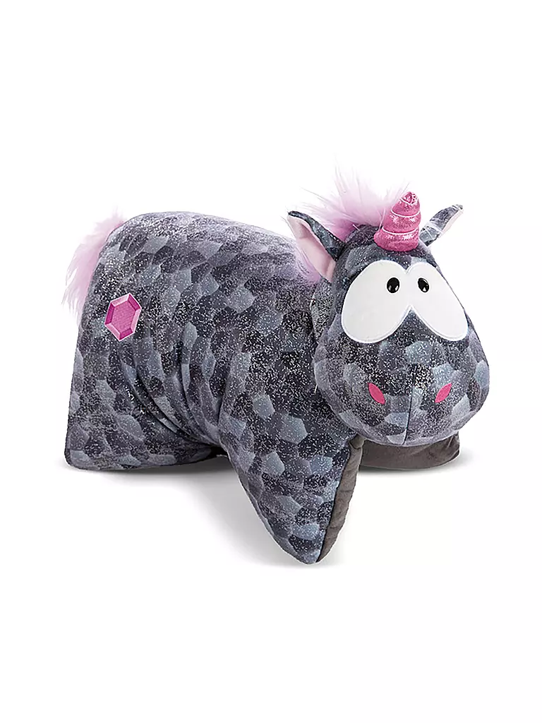 NICI | Kuscheltierkissen Einhorn Diamond Dust  40x30cm | grau