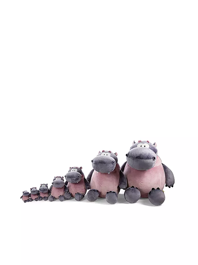 NICI | Plüschtier - Nilpferd DJ Nilbert 50cm Schlenker | grau
