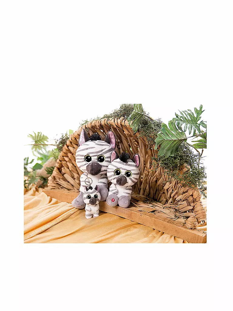 NICI | Plüschtier - Schlenker Zebra Mankalita 25cm | grau