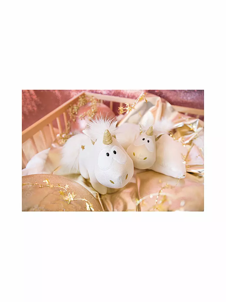 NICI | Schmusetuch Einhorn Stupsi Meinhörnchen | creme