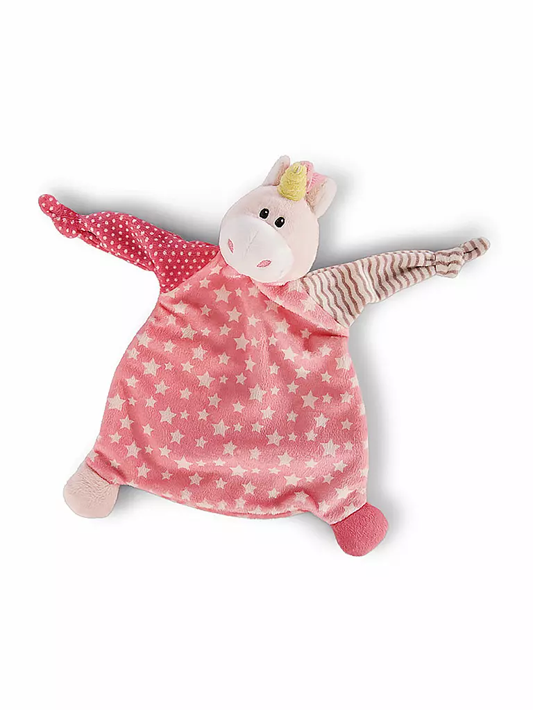 NICI | Schmusetuch Einhorn Stupsie 25x25cm | rosa