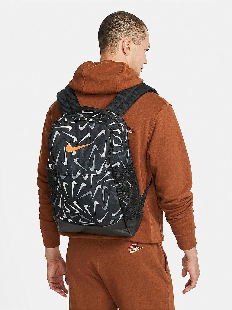 NIKE | Rucksack Brasilia 9,5 Printed | schwarz