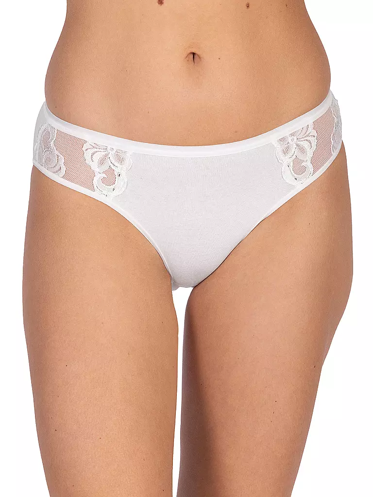 NINA VON C | Slip mit Spitze Weiss | weiss