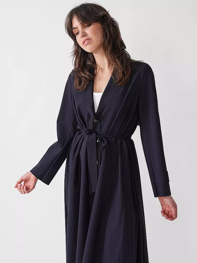 NINETO9 | Trenchcoat | dunkelblau
