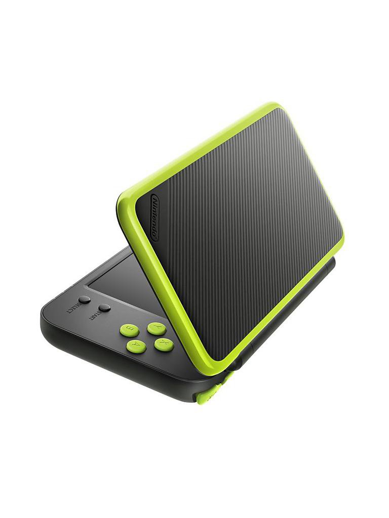 NINTENDO 3DS | New Nintendo 2DS XL Konsole (Schwarz/Apfelgrün) inklusive Mario Kart 7  | 