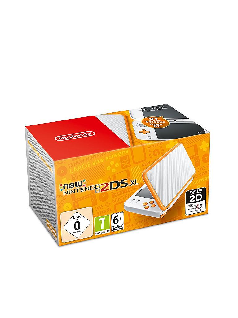 NINTENDO 3DS New Nintendo 2DS XL Konsole /weiss/orange) keine Farbe
