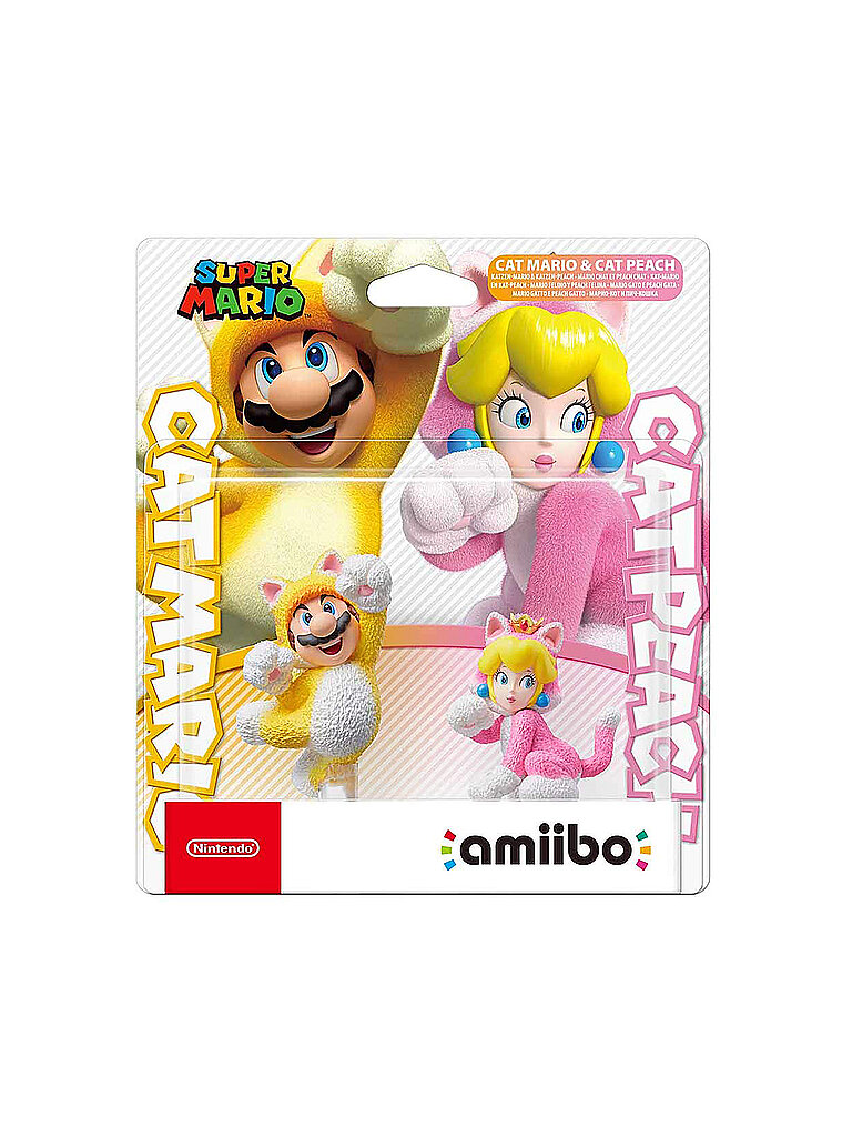 NINTENDO SWITCH amiibo Doppelpack Katzen-Mario und Katzen-Peach