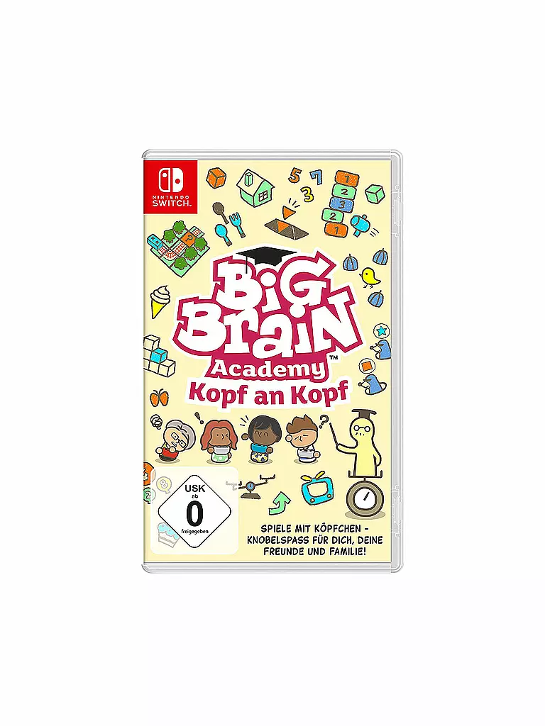 NINTENDO SWITCH | Big Brain Academ - Kopf an Kopf | keine Farbe