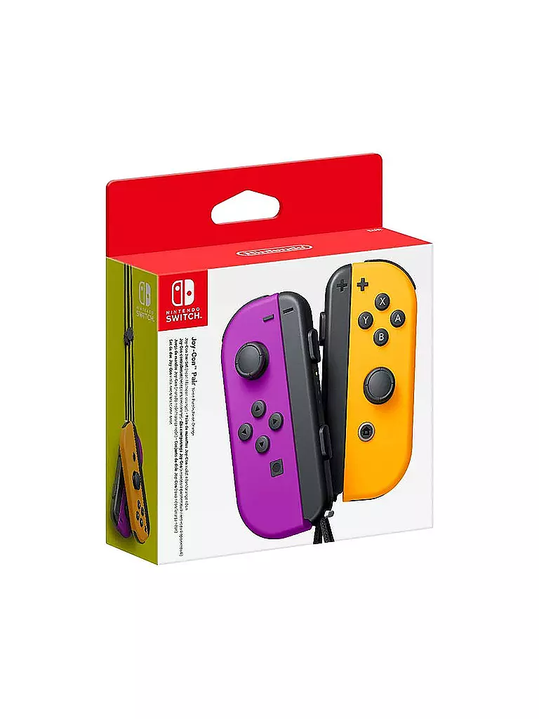 NINTENDO SWITCH | Joy-Con 2-er Set (Neon Lila/Neon Orange) | keine Farbe