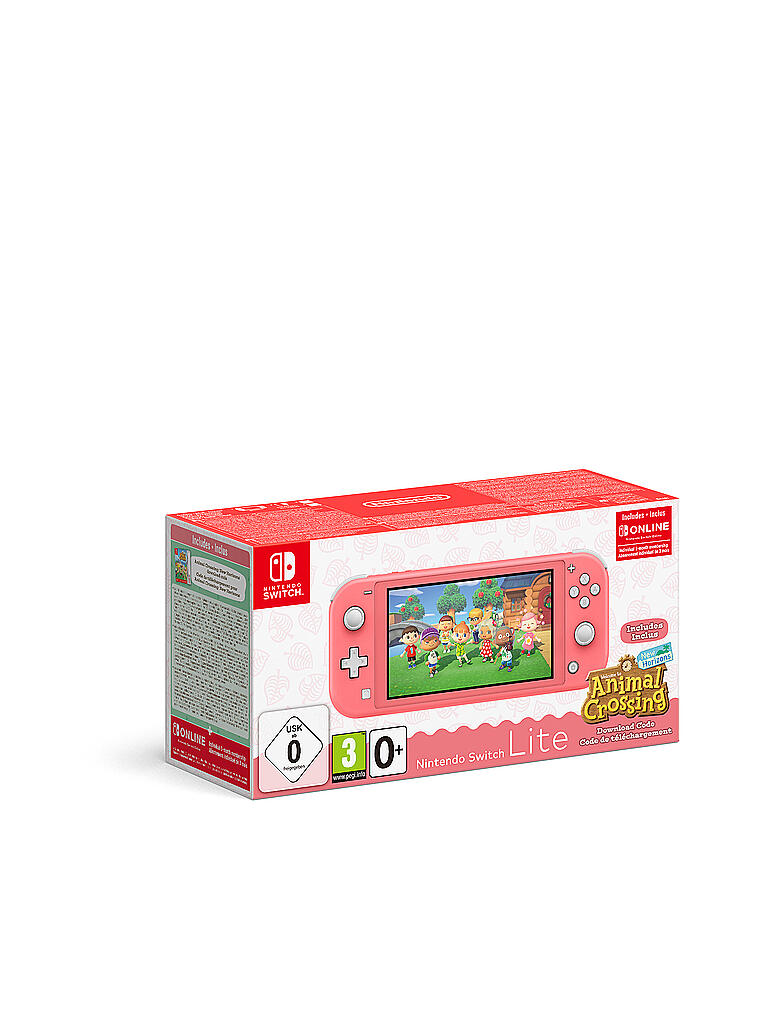 NINTENDO SWITCH | Lite Koralle & Animal Crossing -New Horizons-Edition | keine Farbe