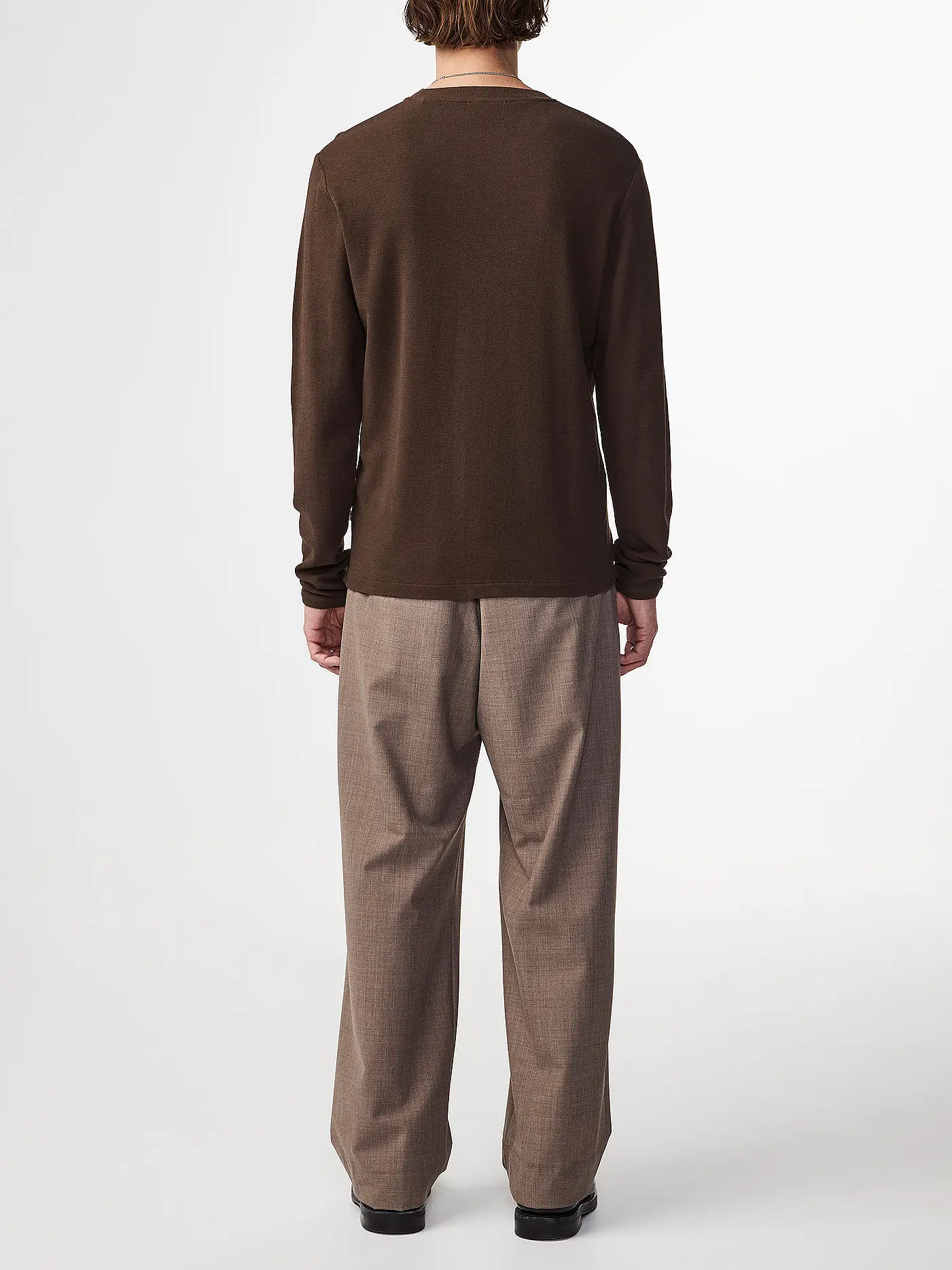 NN.07 | Langarmshirt CLIVE | braun