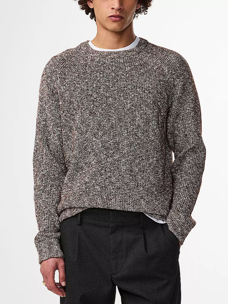 NN.07 | Pullover JACOBO BOUCLE | braun