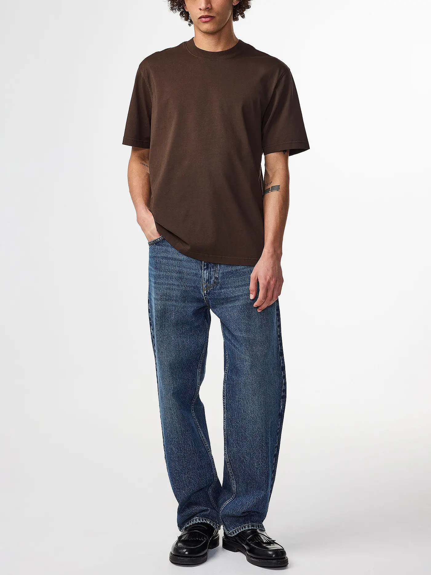 NN.07 | T-Shirt ADAM  | braun