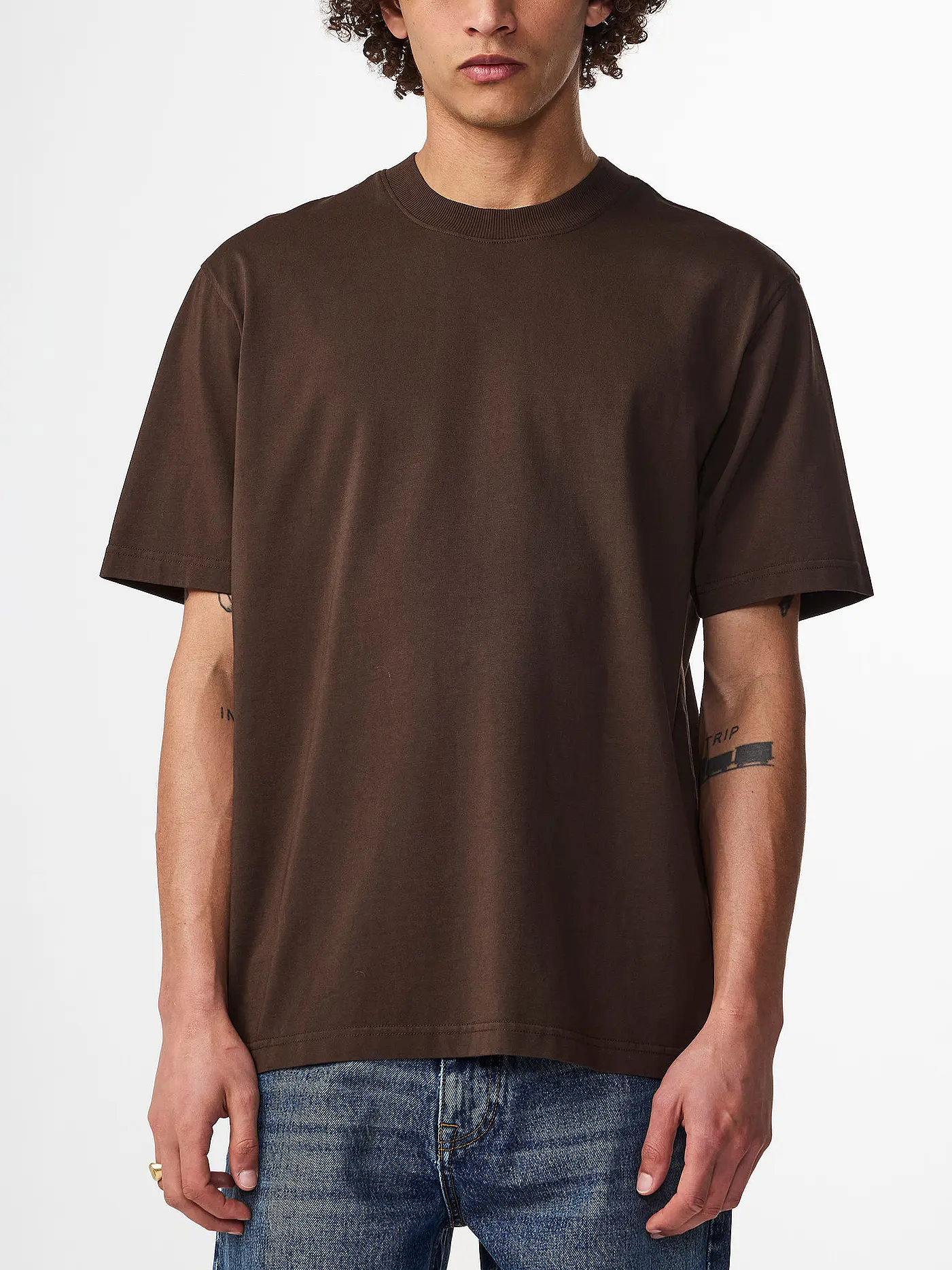 NN.07 | T-Shirt ADAM  | braun