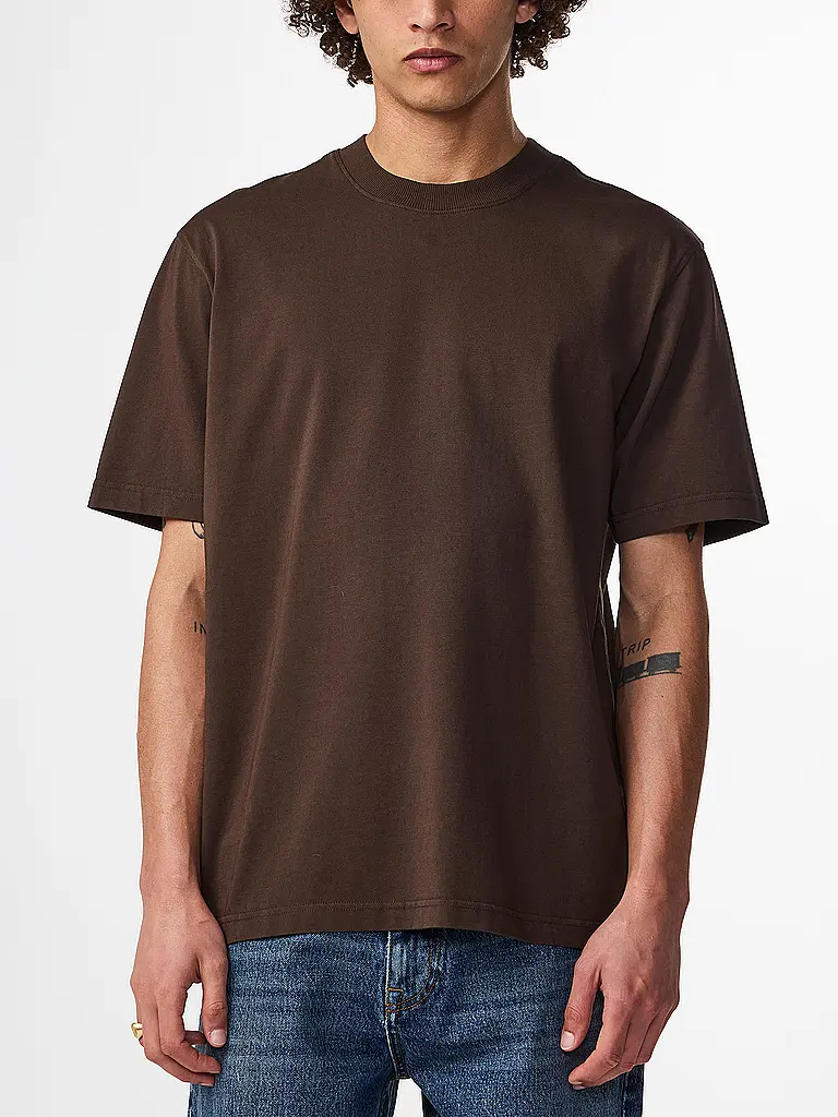 NN.07 | T-Shirt ADAM  | braun